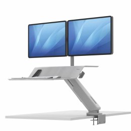 Stanowisko do pracy Sit-Stand Lotus RT (białe) na 2 monitory 8081801 FELLOWES