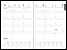 Kalendarz Vivella B5 tygodniowy p. biały Nr kat. 216 B5TB czerwony WOKÓŁ NAS