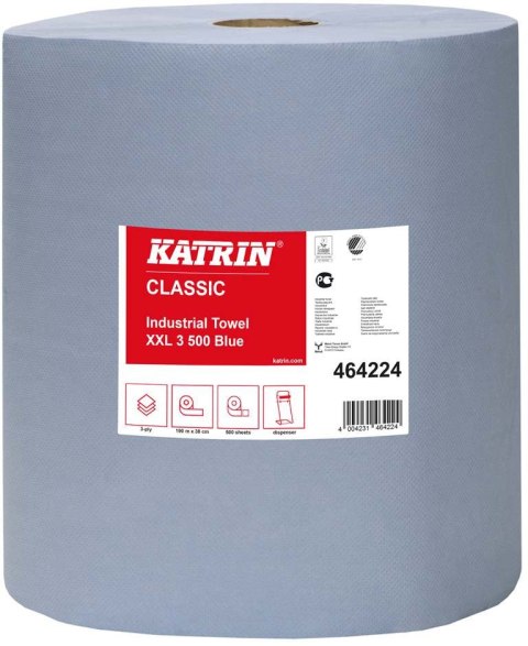 Czyściowo papierowe KATRIN CLASSIC XXL 3 Blue, 46422, opakowanie: 2 rolki