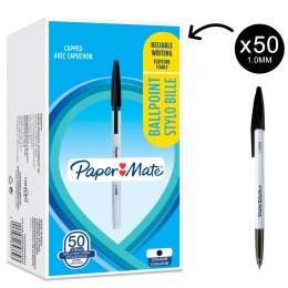 Długopis ze skuwką Paper Mate 045 fine (0,7 mm) czarny 2084379