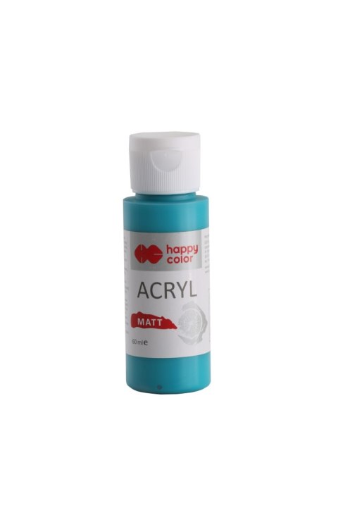 Farba akrylowa Matt, 60 ml, surowy szmaragd, Happy Color HA 7375 0060-152