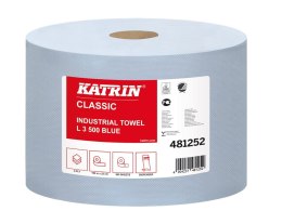 Czyściowo papierowe KATRIN CLASSIC L 3 Blue, 481252, opakowanie: 2 rolki