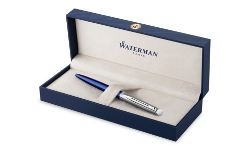 Długopis HEMISPHERE ESSENTIAL METALICZNY NIEBIESKI CT WATERMAN 2146619, giftbox