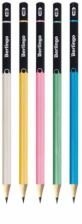 Ołówek HB Silk Touch okrągły mix kolorów BERLINGO