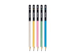 Ołówek HB Silk Touch okrągły mix kolorów BERLINGO