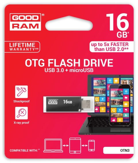 Pamięć_USB GOODRAM 16GB OTN3 czarny USB 3.0 OTN3-0160K0R11