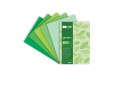 Blok Deco Green A4, 170g, 20 ark, 5 kol. tonacja zielona, Happy Color HA 3717 2030-052