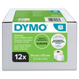 Identyfikator transportowy imienny - 101 x 54 mm, biały - VALUE PACK 12 szt. S0722420