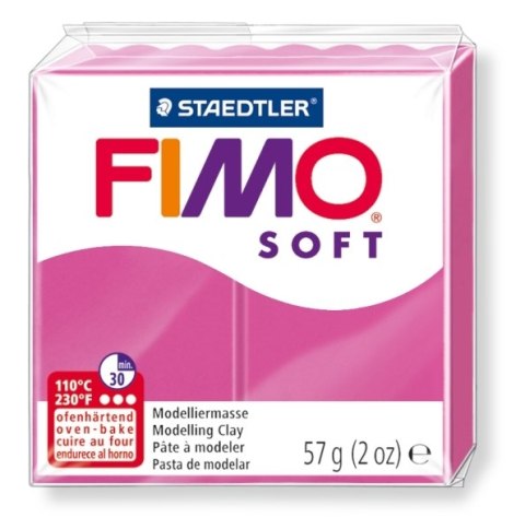 Kostka FIMO soft 57g, amarantowy, masa termoutwardzalna, Staedtler S 8020-22