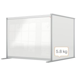 Przedłużająca przegroda na biurko Premium Plus wykonana z Plexi 1200x1000mm 1915496