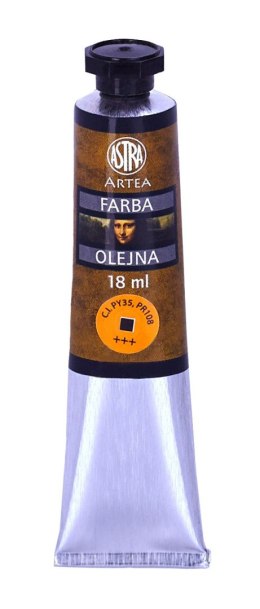 Farba olejna Astra tuba 18ml - kadmium żółty ciemny, 83410957