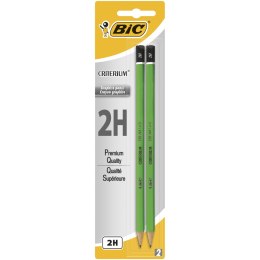 Ołówek bez gumki BIC Criterium 550 2H Blister 2szt, 861127