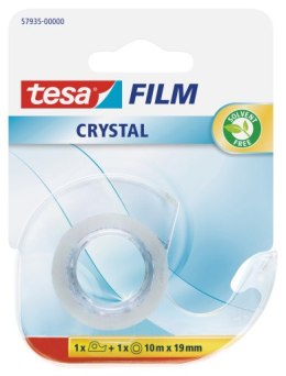 Taśma biurowa TESA FILM cristal 10mx19mm z mini dyspenserem (X)