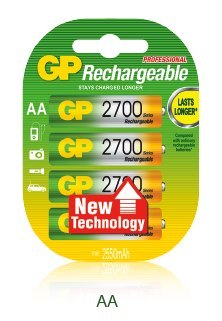 Akumulator NiMH GP AA 1.2V min. 2600mAh GPRHC272C121