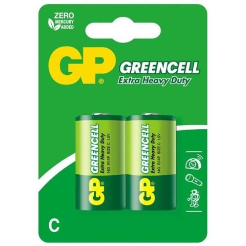 Bateria GREENCELL R14 14G-U2 1,5V cynkowo-chlorkowe GP