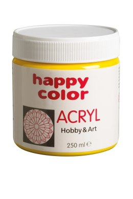 Farba akrylowa 250ml żółta HA 7370 0250-1 Happy Color