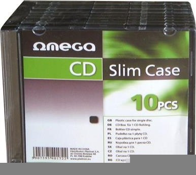 Pudełko na 1 CD SLIM CASE (10szt) 40172 OMEGA