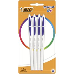 Długopis BIC Cristal Up niebieski Blister 4szt, 949875