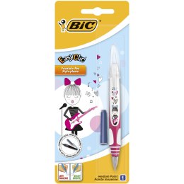 Pióro wieczne BIC Easy Clic Decor dla dziewczyn niebieski Blister 1szt, 8794115