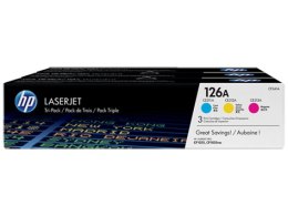 Toner HP 126A (CF341A)nieb+purp+żółty 3szt CE311A+CE312A+CE313A