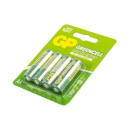 Bateria chlorkowo-cynkowa GP GREENCELL AA 15G-U4 (4szt) R06 1,5V