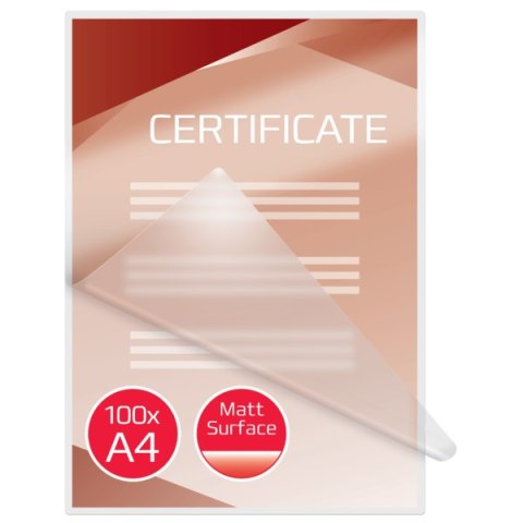 Folie do laminacji matowe GBC, A4, 100 mic. , 100 szt., 3740491