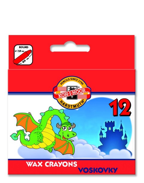 Kredki woskowe 12 kol. 8232