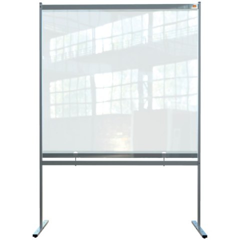 Ochronna ścianka działowa Nobo Premium Plus z PVC o wymiarach 1480 x 2060 mm, 1915551