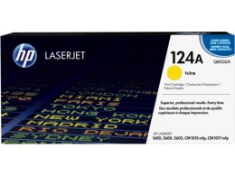 Toner HP 124A (Q6002A) żółty 2000str Color LaserJet 1600/2600/2605