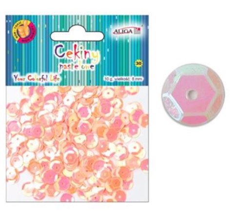 Cekiny pastel.WMT-112(39)-8mm/10g. ALIGA