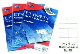 Etykiety samoprzylepne No. 027 105x57 mm GRAND 150-1054