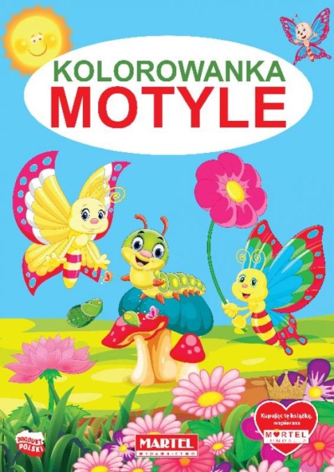 Kolorowanka Motyle - MARTEL