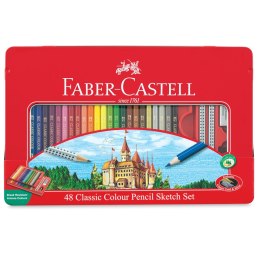 Kredki ZAMEK 48kol op.metal.Faber Castel 115888 AMEX