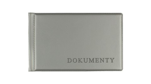 Okładka na dokumet.małe silver BIURFOL KOD-02-01