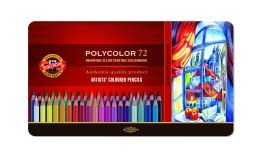 Kredki POLYCOLOR 3827 72kol.*371 30 KOH-I-NOOR op.metal.