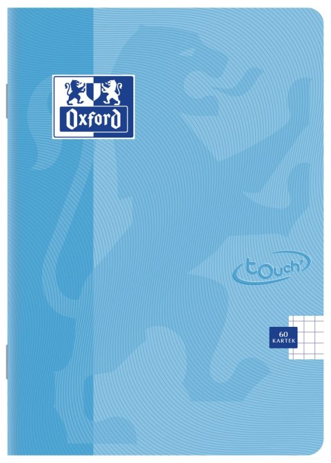Zeszyt A5 60k, kratka z marginesem, OXFORD, TOUCH PASTEL 400123213 (X)