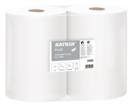 Czyściowo papierowe KATRIN PLUS XL 2, 3402, opakowanie: 2 rolki