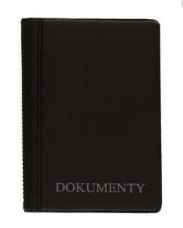 Okładka na dokumenty mini premium czarny OD-03-01 BIURFOL