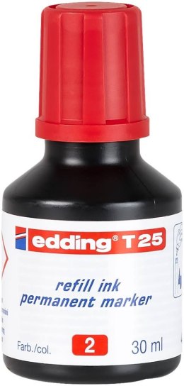 Tusz do mark.perm.30ml czerwony T25/002 EDDING (X)