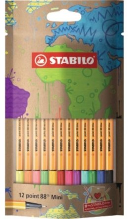 STABILO POINT 88 MINI etui 12 szt 688/12-07-1