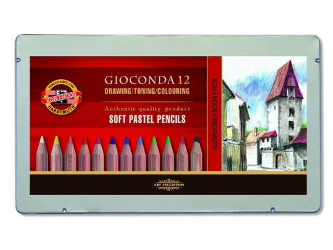 Kredki 8827/12 GIOCONDA op.met KOH I NOOR