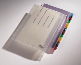 Przekładki PP A4, zgrzane wymienne indeksy, 0 -10 przezr. 683119 DURABLE