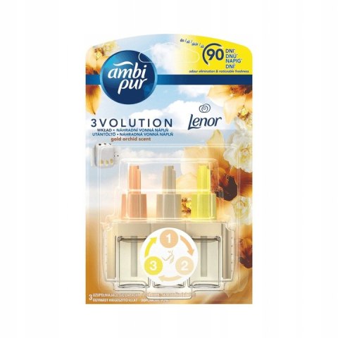 Wkład do odświeżacza Ambi Pur 3volution Gold Orchid 20 ml 975 g