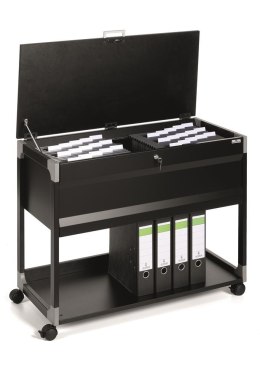 Wózek na teczki zaw. SYSTEM FILE TROLLEY 100 TOP Czarny 378701 DURABLE