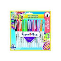 Flamaster FLAIR BOLD 12 kolorów, blister PAPER MATE 2138474