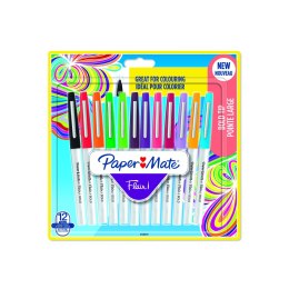 Flamaster FLAIR BOLD 12 kolorów, blister PAPER MATE 2138474