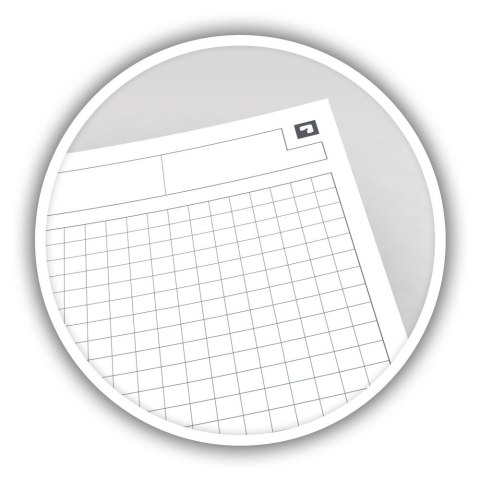 Kołonotatnik B5 80 kartek, kratka / tagi, INTERNATIONAL, OXFORD, 400080784