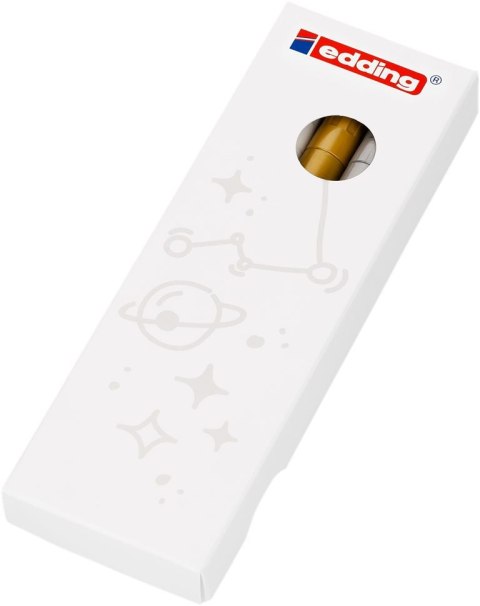 Markery olejowe kreatywne metaliczne 3 szt. etui Edding 780/3S MET