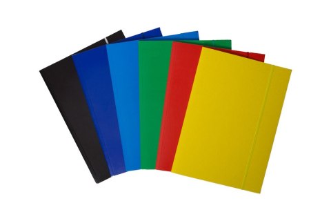 Teczka kartonowa z gumką A4 żółta BANTEX 100553870