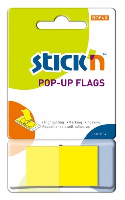 Zakładki 26010 żółte 25.45mm STICK